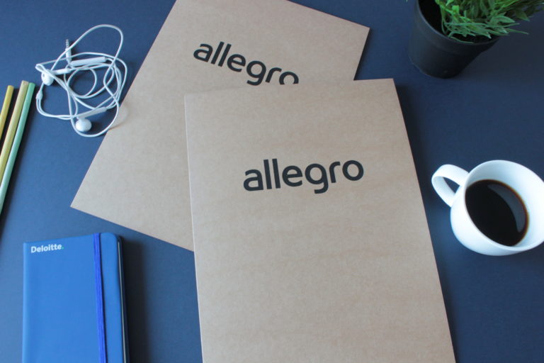 Ekologiczne skoroszyty na dokumenty dla Allegro