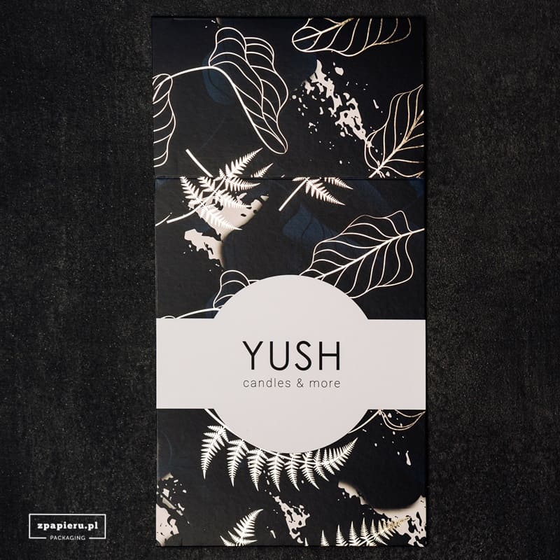 Pudełka z obwolutą dla firmy YUSH